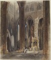Der Innenraum der Kathedrale von Amiens, David Roberts